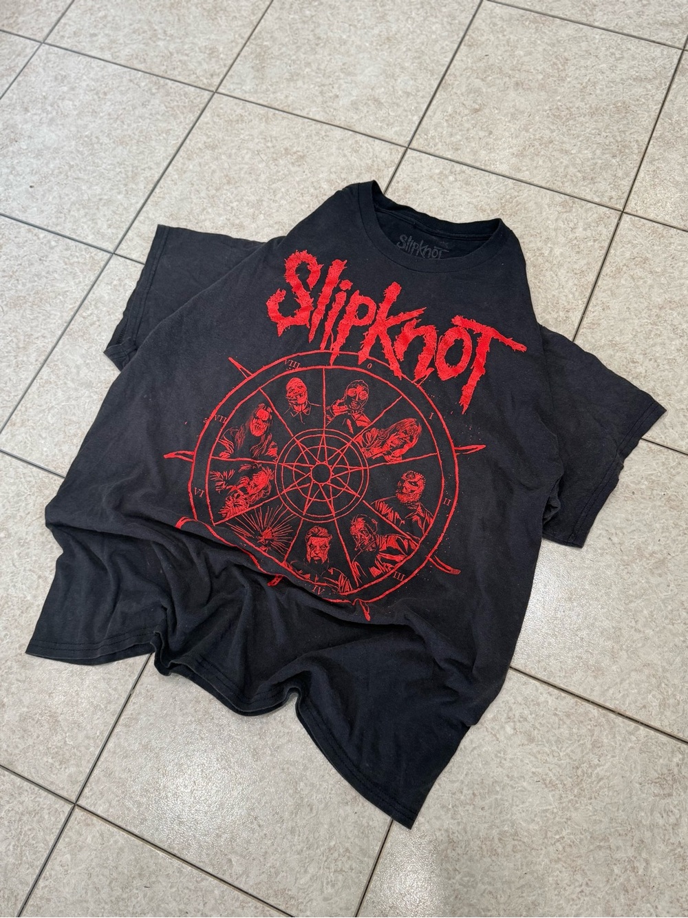 Slipknot Distressed Graphic Tee XL